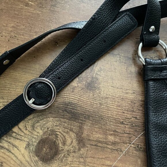 Coach Penelope Slim Crossbody Shoulder Bag Black Pebbled Leather B1168-F16533 - Picture 6 of 12